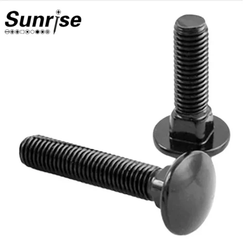 Carbon steel yellow zinc plated grade 48-88-109-129 cup head square neck bolts M10 carriage bolts 3