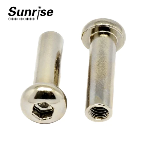 Superior quality professional fastener Head Hex Socket Female Rivet Zinc Plated Rivet Screw 2
