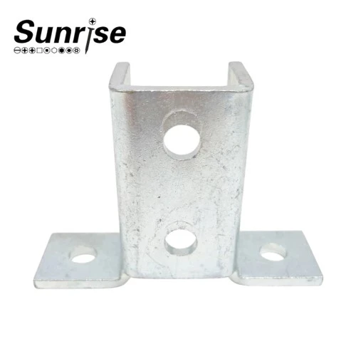 Galvanized Post Base Strut 41X41 2 Galvanized Post Base Strut 41X41 2