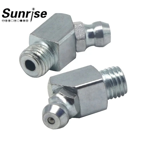 DIN71412 Galvanized Steel Grease Fitting Grease Nipple Fitting M8 Steel Nipple Grease Gun Nozzle for Car 2 DIN71412 Galvanized Steel Grease Fitting Grease Nipple Fitting M8 Steel Nipple Grease Gun Nozzle for Car 2