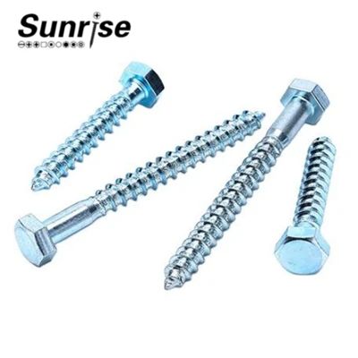بیرونی مسدس سر لکڑی کے دانتوں کا سکرو
