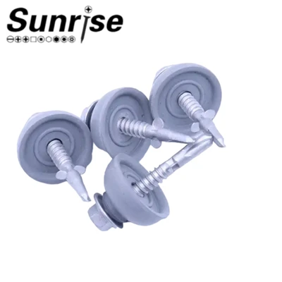 جستی ڈیکرومیٹ ہیکس واشر ہیڈ سیلف ڈرلنگ پولی کاربونیٹ روفنگ سکرو